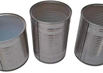 Puszki metalowe, pojemniki bez wieczka, mix, 3szt. (Kreatywne)