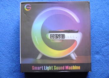 Sprzedam nową lampka led gamingowa rgb głośnik ładowarka indukcyjna zegar