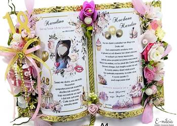 Spersonalizowana Księga Pamiątka A4, prezent - pamiątka 18 URODZIN