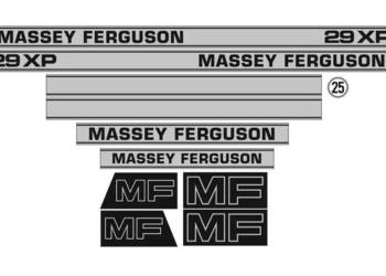 Naklejki oklejenie naklejka - MASSEY FERGUSON MF 29XP Zamiennik