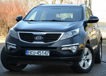 Kia Sportage Czarna Zarejestrowana 1.6GDI 135KM Serwis Navi Kamera Parktro…