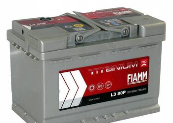 Akumulator 12V 80Ah 730A FIAMM TITANIUM PRO Prawy Plus