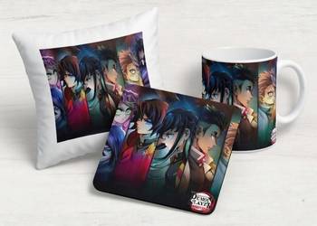 Demon Slayer miecz zabojcy demonow manga anime prezent zestaw poduszka kube