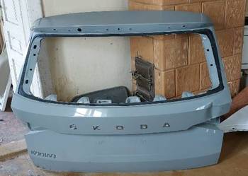 Tylna tylnia klapa bagaznika skoda kodiaq szara szary