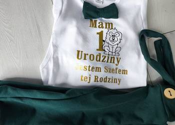 Komplet mam 1 urodzinki jestem królem tej rodziny
