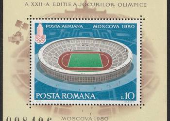 RUMUNIA - OLIMPIADA MOSKWA - 1980 - CZYSTY **