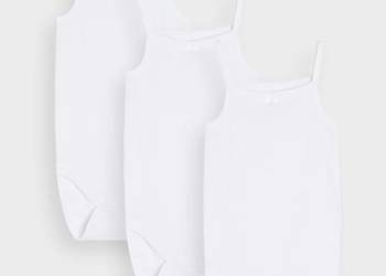 Białe body Sinsay 56 bawełna noworodek newborn