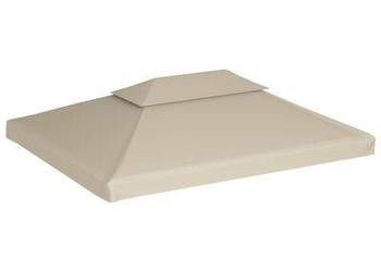 vidaXL Zadaszenie altany ogrodowej, 310 g/m², beżowe, 3x4 m(SKU40881)