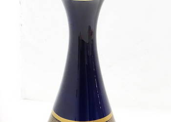 Duża Wazon Porcelanowa KPM Bavaria Echt Cobalt Złocenia