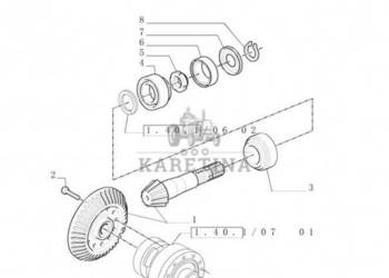 New Holland T6010 Koło zębate stoźkowe 87329329