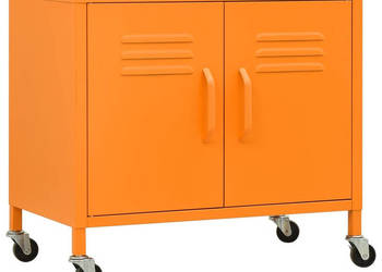 Szafka pomarańczowa 60x35x56 cm stalowa WM-336264