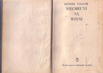 (0195) NIEOBECNI SĄ WINNI – HENRYK VOGLER