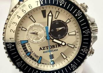 Aztorin Ekstraklasa A066.G319 męski sportowy zegarek dla kibica szafir