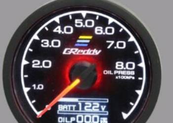 GREDDY Wskaźnik ciśnienia oleju lub temperatury