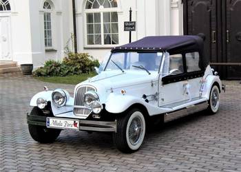 RETRO Kabriolet do ślubu Zabytkowy samochód na wesele Limuzyna ślubna LIMO