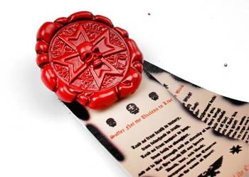 Seal Of Crux Terminatus | 8 cm | Metal Żywica | Przypinka | Warhammer 40k