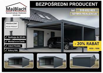 Altana Ogrodowa /Zadaszenie do domu /WIATA /Altanka do domu  Maj-Blach