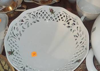 Patera, ażur, rożyczki. Bez sygnatury