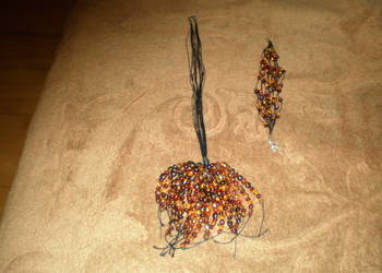 Sprzedam naszyjnik i bransoletkę z bursztynu