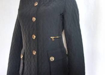 Kurtka czarna Damska r. 36/38 Max Mara pikowana Oryginał NOWA