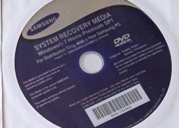 System Windows 7 Home Premium SP1 + System Recovery - NOWE