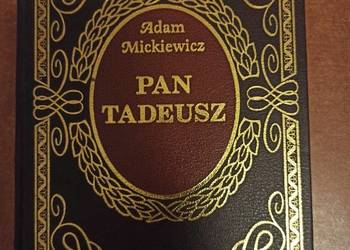 Książka pt Pan Tadeusz.autor Adam Mickiewicz