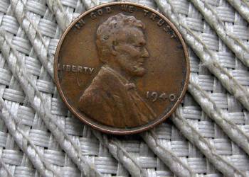 USA 1 Cent 1940r