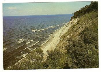 WOLIŃSKI PARK NORODOWY KLIFOWY BRZEG MORSKI WOLIN