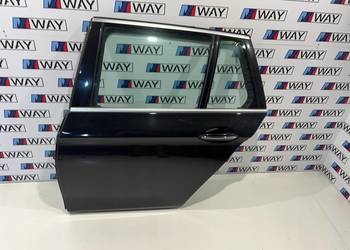 BMW 5 F11 DRZWI LEWY TYŁ LEWE TYLNE 475 BLACKSAPPHIRE W KOLOR ORYGINAŁ