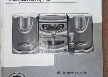 Wieża Philips z lat PRL.