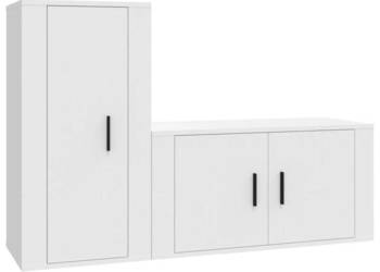 2-cz. zestaw szafek TV biały materiał drewnopochodny WM-3188470
