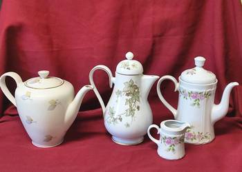 Zestaw porcelanowych dzbanków – Niemcy (Bawaria / Weimar) – vintage