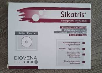 3 plastry silikonowe na blizny Sikatris okołobrodawkowe