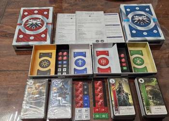 Wiedzmin karty gwint karty do gwinta. 4 talie. Nowe. Kolekcjonerskie