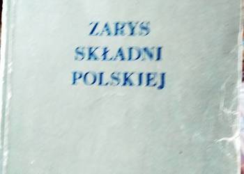 Zarys składni polskiej unikatowe książki księgarnie  Bródno