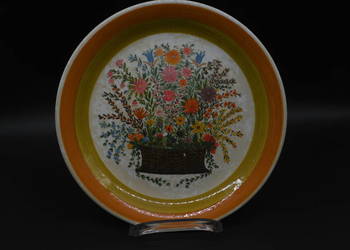 Ceramiczny Włoski talerz malowany