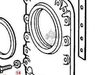 Fendt Favorit 514 Pokrywa Końcówki Skrzyni Korbowej CZĘŚCI F180200210150