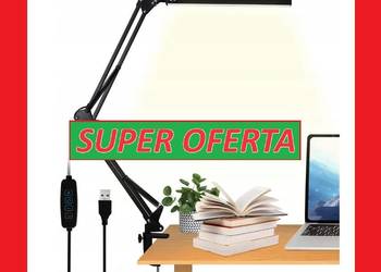 LAMPKA KREŚLARSKA SZKOLNA BIURKOWA NA BIURKO LED