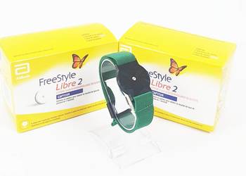 Opaska ochronna na sensor FreeStyle Libre 2 - Zielona