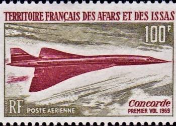 AFARS & ISSAS 1969 - concorde ! GRATIS WYSYŁKA!