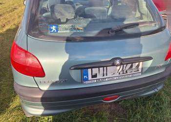 Zderzak Tył Peugeot 206