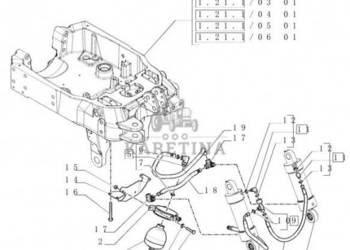 New Holland T6010 Złączka hydrauliczna 87731105