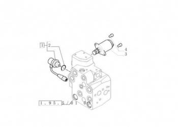 New Holland T6010 T6090 T6070 Zawor elektromagnet 47128861