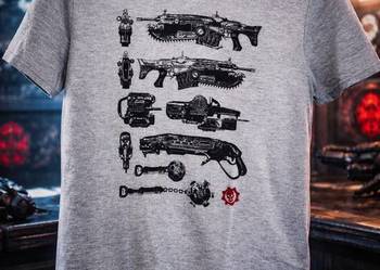 Koszulka Gears of War 4 – rozmiar M | oficjalny motyw z gry