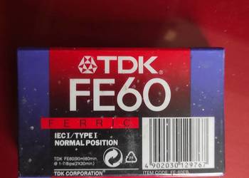 Nowa kaseta magnetofonowa TDK Nowa kaseta magnetofonowa TDK