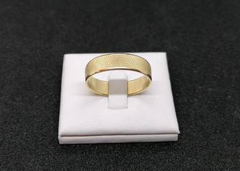 Złota obrączka próby 585 - 6,33g (Rozmiar 31)