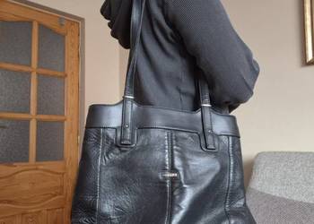 Skórzana torebka damska real leather skóra naturalna na ramię