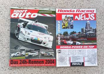 HONDA NSX-R 24h Projekt 2004 Honda Racing 2001-2002 Gazety