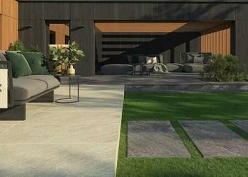 Płyty ceramiczne zewnętrzne 2cm na taras, do ogrodu Piazza sabbia 120x60