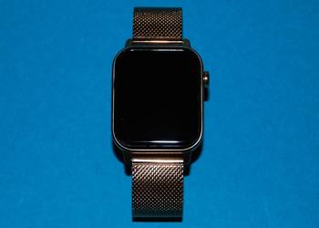 Smartwatch Ios Android Unisex + Metalowy Złoty Pasek